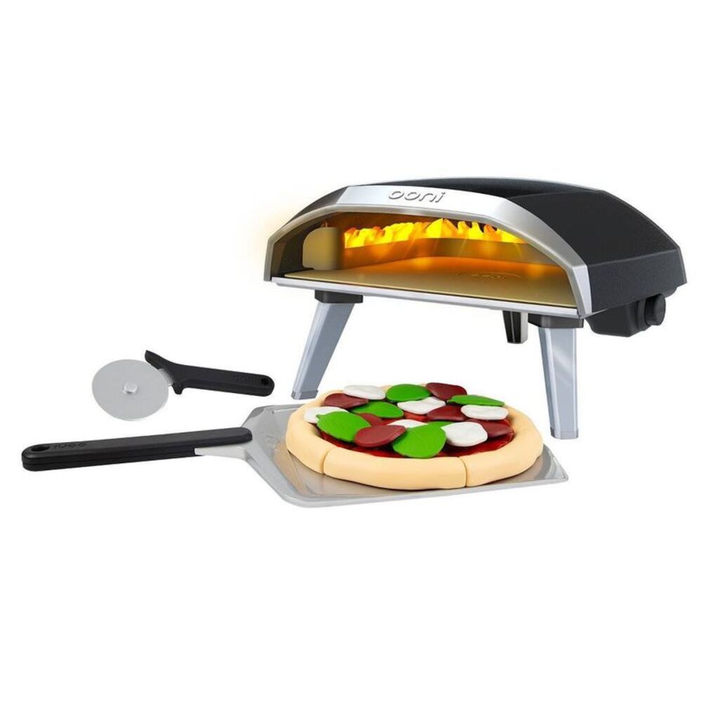 Casdon Ooni Toy Pizza Oven Set with Light-Up Flame Effect